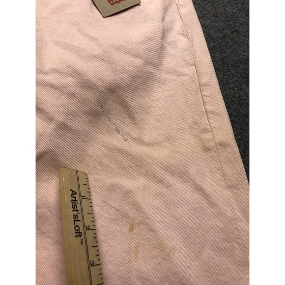 Levi's 501 '93 Straight Jeans Mens 33x34 Pink Button Fly Denim Straight Leg - Picture 7 of 15